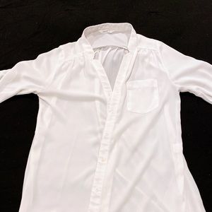 Silk half sleeve blouse from Seoul